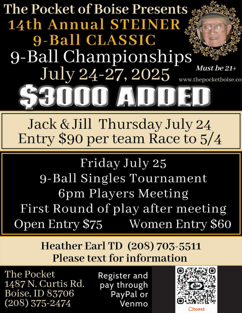 14th Annual Steiner 9 Ball Classic
