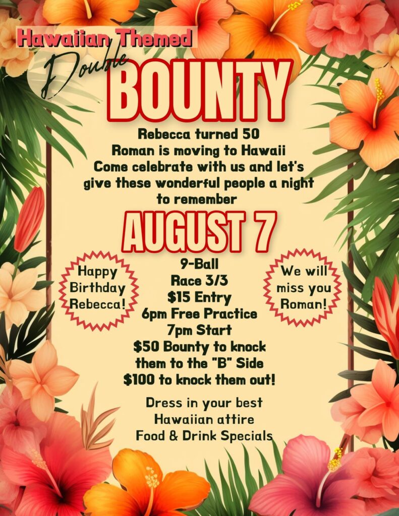 Hawaiian Themed Double Bounty