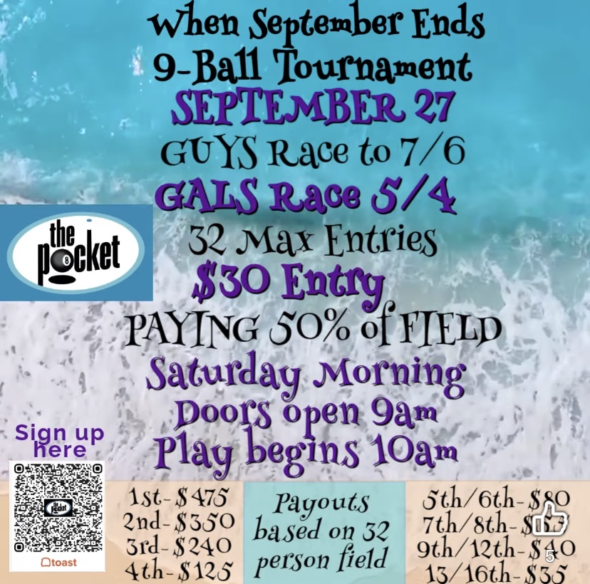 When September Ends 9-Ball Tournament