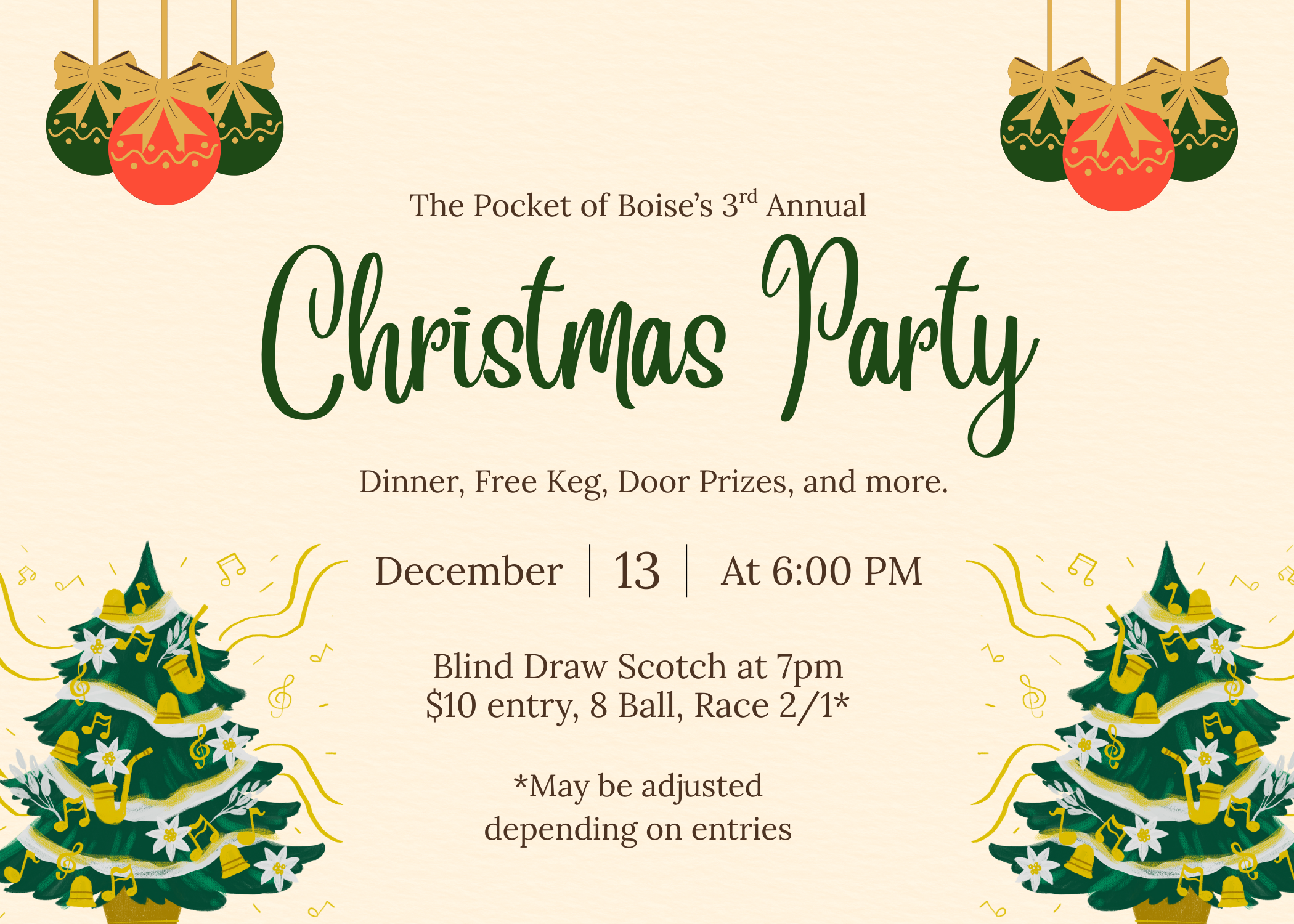 The Pocket of Boise’s 3rd Annual Christmas Party