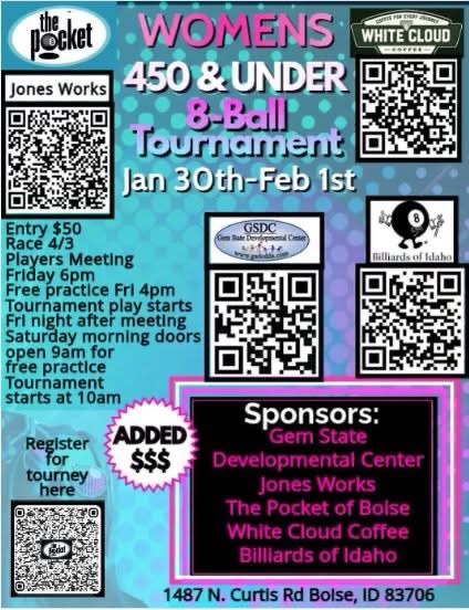 Carlie’s 450 and Under Women’s Tournament