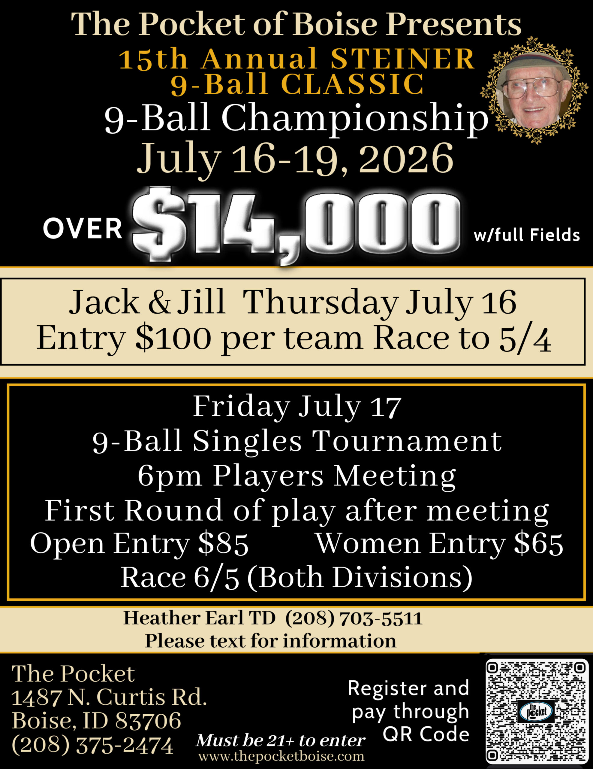 15th Annual Steiner 9 Ball Classic