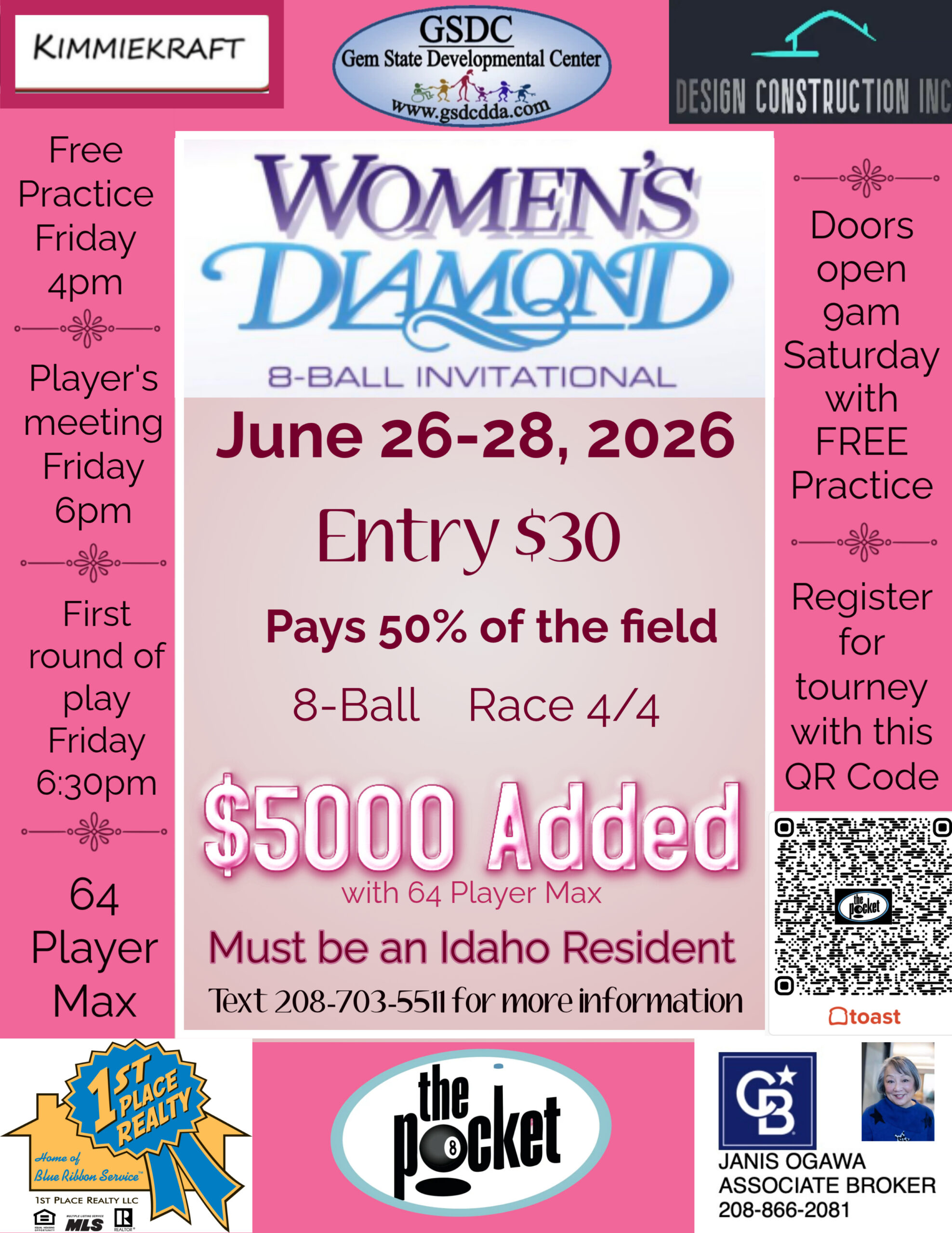 All Idaho Women's 8 Ball Invitational