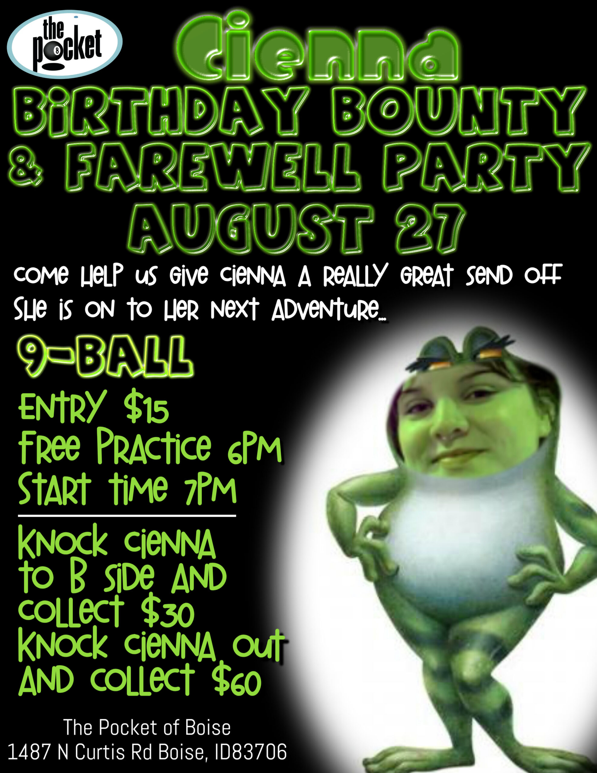 Cienna's Birthday/Farewell Bounty Tournament